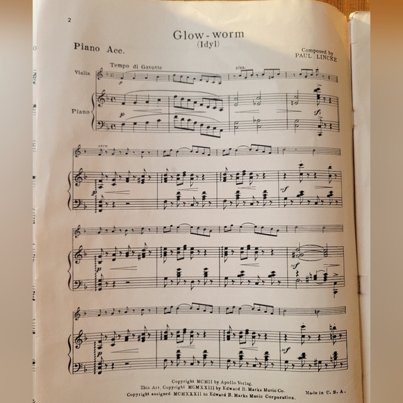 Vintage Antique 1930s Radio City Album Violin Piano Duets Sheet Music 16 Songs - Picture 8 of 8